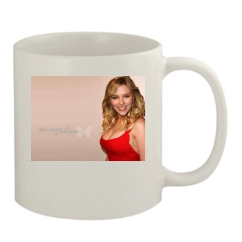 Scarlett Johansson 11oz White Mug