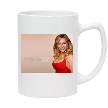 Scarlett Johansson 14oz White Statesman Mug