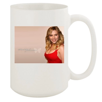 Scarlett Johansson 15oz White Mug