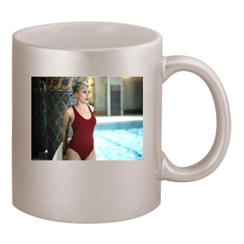 Scarlett Johansson 11oz Metallic Silver Mug