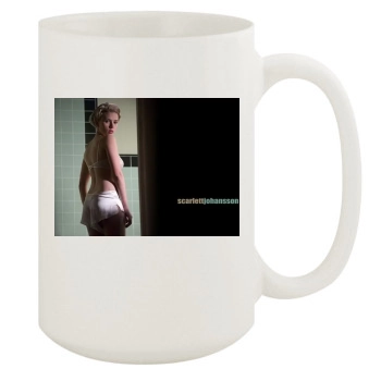 Scarlett Johansson 15oz White Mug