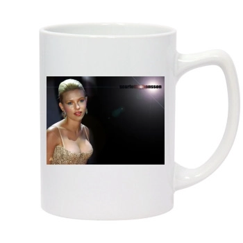 Scarlett Johansson 14oz White Statesman Mug