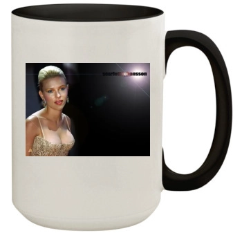 Scarlett Johansson 15oz Colored Inner & Handle Mug