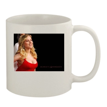 Scarlett Johansson 11oz White Mug