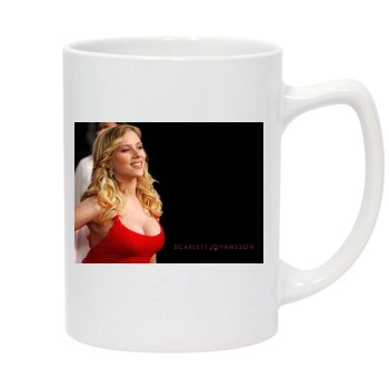 Scarlett Johansson 14oz White Statesman Mug