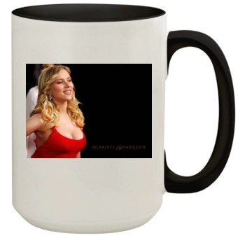 Scarlett Johansson 15oz Colored Inner & Handle Mug