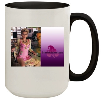 Scarlett Johansson 15oz Colored Inner & Handle Mug