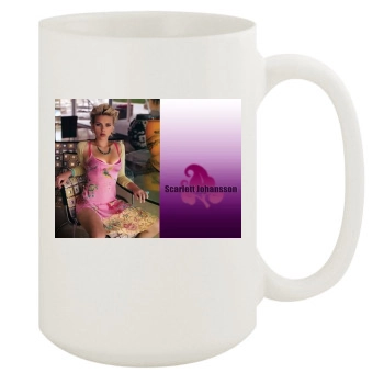 Scarlett Johansson 15oz White Mug