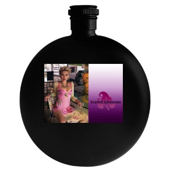 Scarlett Johansson Round Flask