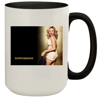 Scarlett Johansson 15oz Colored Inner & Handle Mug