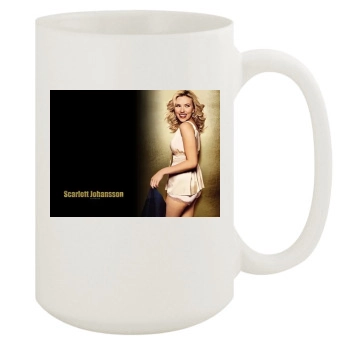 Scarlett Johansson 15oz White Mug