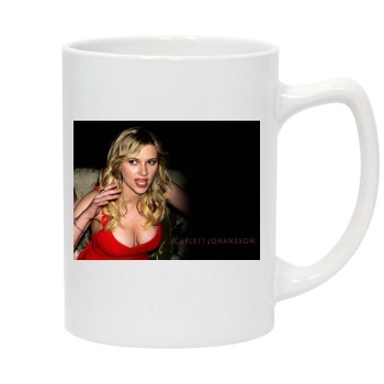 Scarlett Johansson 14oz White Statesman Mug