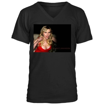 Scarlett Johansson Men's V-Neck T-Shirt