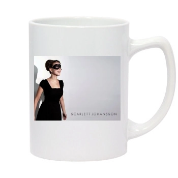 Scarlett Johansson 14oz White Statesman Mug