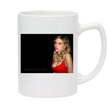 Scarlett Johansson 14oz White Statesman Mug