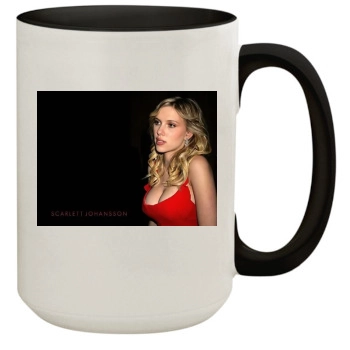 Scarlett Johansson 15oz Colored Inner & Handle Mug