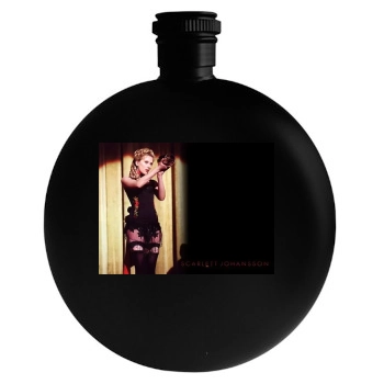 Scarlett Johansson Round Flask