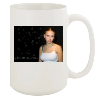 Scarlett Johansson 15oz White Mug