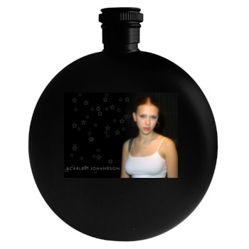 Scarlett Johansson Round Flask