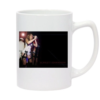 Scarlett Johansson 14oz White Statesman Mug