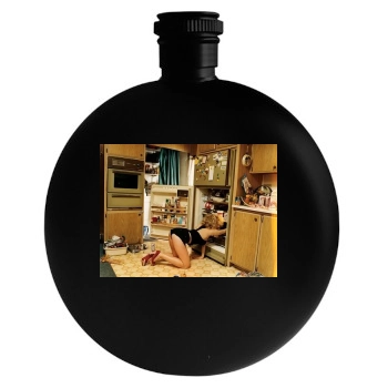 Scarlett Johansson Round Flask