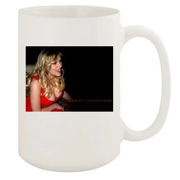 Scarlett Johansson 15oz White Mug