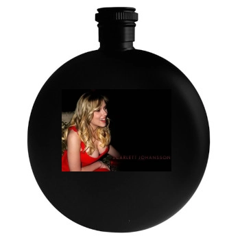 Scarlett Johansson Round Flask