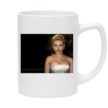 Scarlett Johansson 14oz White Statesman Mug