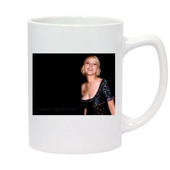 Scarlett Johansson 14oz White Statesman Mug