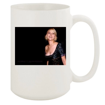 Scarlett Johansson 15oz White Mug