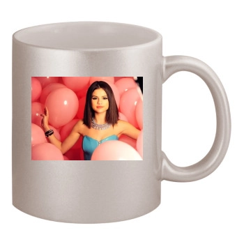 Selena Gomez 11oz Metallic Silver Mug