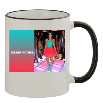 Selena Gomez 11oz Colored Rim & Handle Mug