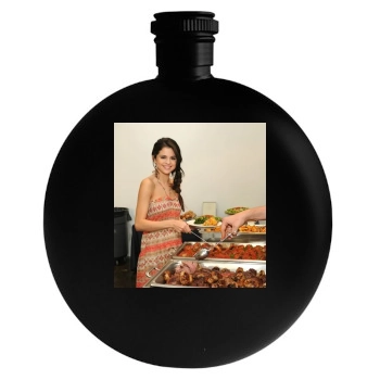 Selena Gomez Round Flask