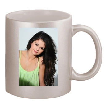 Selena Gomez 11oz Metallic Silver Mug