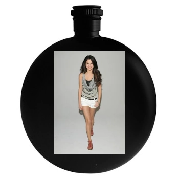 Selena Gomez Round Flask