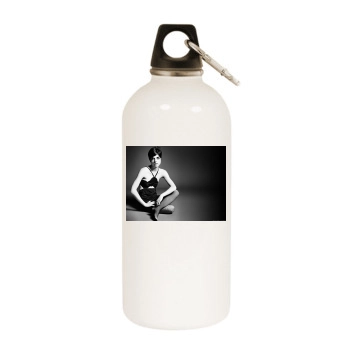 Selma Blair White Water Bottle With Carabiner