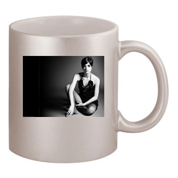 Selma Blair 11oz Metallic Silver Mug