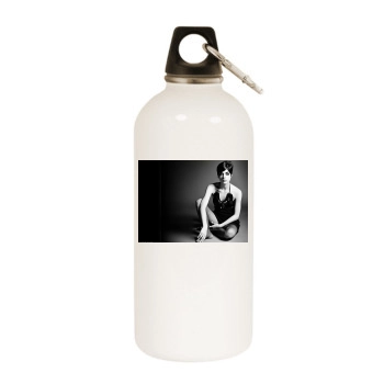 Selma Blair White Water Bottle With Carabiner