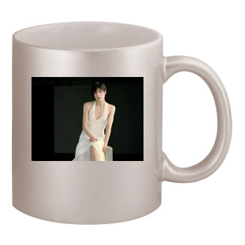 Selma Blair 11oz Metallic Silver Mug