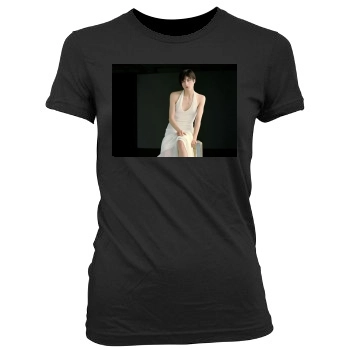 Selma Blair Women's Junior Cut Crewneck T-Shirt