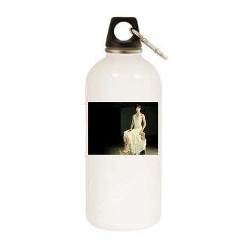 Selma Blair White Water Bottle With Carabiner