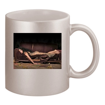 Selma Blair 11oz Metallic Silver Mug