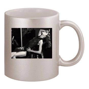 Selma Blair 11oz Metallic Silver Mug