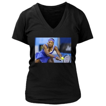 Serena Williams Women's Deep V-Neck TShirt