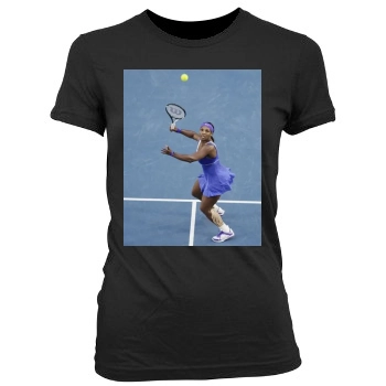 Serena Williams Women's Junior Cut Crewneck T-Shirt