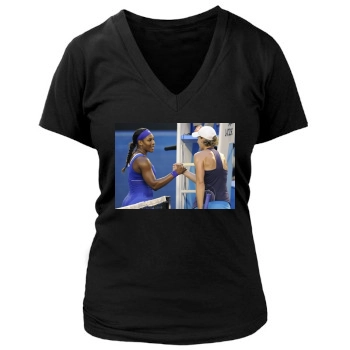 Serena Williams Women's Deep V-Neck TShirt