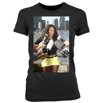 Serena Williams Women's Junior Cut Crewneck T-Shirt