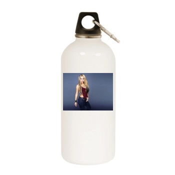 Shakira White Water Bottle With Carabiner