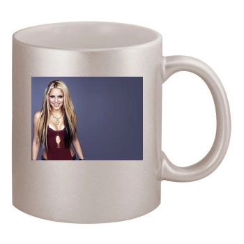 Shakira 11oz Metallic Silver Mug