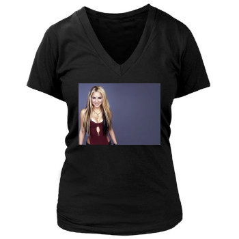 Shakira Women's Deep V-Neck TShirt